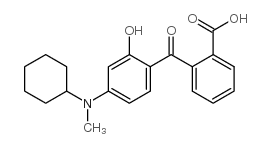 cas no 55109-91-6 is Benzoicacid, 2-[4-(cyclohexylmethylamino)-2-hydroxybenzoyl]-