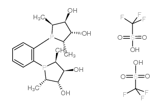 cas no 552829-96-6 is (+)-1,2-Bis[(2S,5S)-2,5-dimethyl-(3S,4S)-3,4-dihydroxyphospholano]benzene bis(trifluoromethanesulfonate)salt
