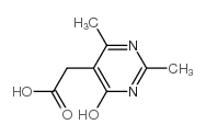 cas no 5536-40-3 is (4-HYDROXY-2,6-DIMETHYLPYRIMIDIN-5-YL)ACETIC ACID