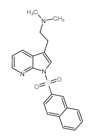 cas no 554452-56-1 is 1H-Pyrrolo[2,3-b]pyridine-3-ethanamine, N,N-dimethyl-1-(2-naphthalenylsulfonyl)-