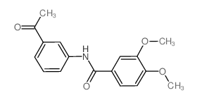 cas no 5557-22-2 is N-(3-Acetylphenyl)-3,4-dimethoxybenzamide