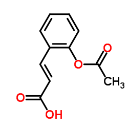 cas no 55620-18-3 is (2E)-3-(2-Acetoxyphenyl)acrylic acid