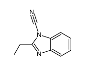cas no 55810-19-0 is 1H-Benzimidazole-1-carbonitrile,2-ethyl-(9CI)