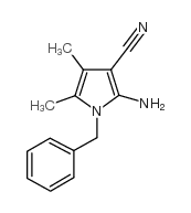 cas no 55817-72-6 is 2-Amino-1-benzyl-4,5-dimethyl-1H-pyrrole-3-carbonitrile