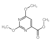 cas no 55878-45-0 is 4-Pyrimidinecarboxylic acid, 2,6-dimethoxy-, methyl ester