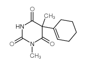 cas no 56-29-1 is 2,4,6(1H,3H,5H)-Pyrimidinetrione,5-(1-cyclohexen-1-yl)-1,5-dimethyl-