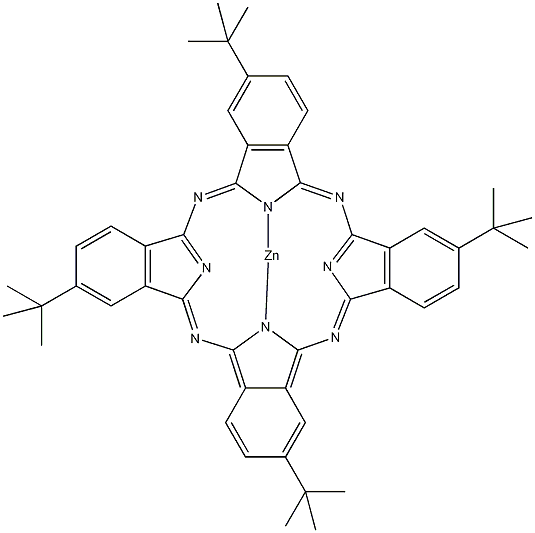 cas no 56089-74-8 is ZINC 2,9,16,23-TETRA-TERT-BUTYL-29 H,31 H-PHTHALOCYANINE