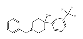 cas no 56108-27-1 is 1-Benzyl-4-(3-trifuoromethyl)phenyl-4-piperdinol