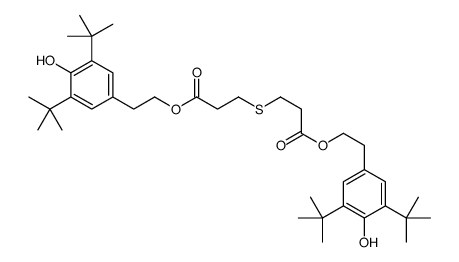 cas no 56525-25-8 is bis[2-[3,5-bis(1,1-dimethylethyl)-4-hydroxyphenyl]ethyl] 3,3'-thiobispropionate