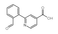 cas no 566198-44-5 is 2-(2-Formylphenyl)-isonicotinic acid