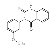cas no 56671-19-3 is 4(1H)-Quinazolinone,2,3-dihydro-3-(3-methoxyphenyl)-2-thioxo-