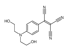 cas no 56672-91-4 is [4-[Bis(2-hydroxyethyl)amino]phenyl]-1,1,2-ethylenetricarbonitrile