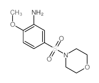 cas no 56807-17-1 is Benzenamine, 2-methoxy-5-(4-morpholinylsulfonyl)-