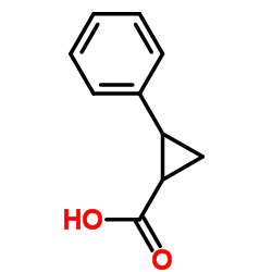 cas no 5685-38-1 is 2-phenylcyclopropane-1-carboxylic acid