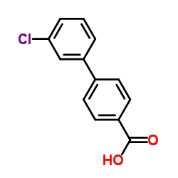 cas no 5728-43-8 is 3'-Chloro-4-biphenylcarboxylic acid