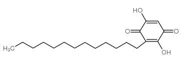 cas no 573-40-0 is 2,5-Cyclohexadiene-1,4-dione,2,5-dihydroxy-3-tridecyl-