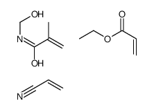 cas no 57447-94-6 is ethyl prop-2-enoate,N-(hydroxymethyl)-2-methylprop-2-enamide,prop-2-enenitrile