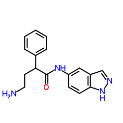 cas no 574726-31-1 is 4-Amino-N-(1H-indazol-5-yl)-2-phenylbutanamide