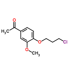 cas no 58113-30-7 is 1-[4-(3-Chloropropoxy)-3-methoxyphenyl]ethanone