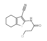 cas no 58125-41-0 is 3-CHLORO-N-(3-CYANO-4,5,6,7-TETRAHYDRO-1-BENZOTHIEN-2-YL)PROPANAMIDE