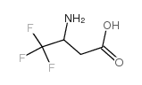 cas no 584-20-3 is Butanoic acid,3-amino-4,4,4-trifluoro-