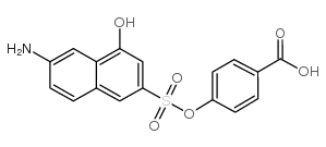 cas no 5855-84-5 is 4-((8-HYDROXY-6-SULFONAPHTHALEN-2-YL)AMINO)BENZOIC ACID