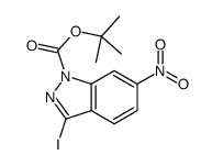 cas no 586330-18-9 is 3-IODO-6-NITRO-INDAZOLE-1-CARBOXYLIC ACID TERT-BUTYL ESTER