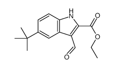 cas no 586336-73-4 is ethyl 5-tert-butyl-3-formyl-1H-indole-2-carboxylate