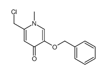 cas no 586345-73-5 is 2-(chloromethyl)-1-methyl-5-phenylmethoxypyridin-4-one