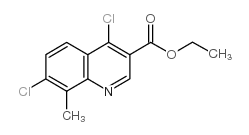 cas no 58666-08-3 is 4,7-DICHLORO-8-METHYLQUINOLINE-3-CARBOXYLICETHYLESTER