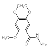cas no 588677-34-3 is Benzoic acid, 2,4,5-trimethoxy-, hydrazide (9CI)