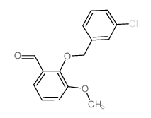 cas no 588678-18-6 is 2-[(3-CHLOROBENZYL)OXY]-3-METHOXYBENZALDEHYDE