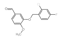 cas no 588681-50-9 is 3-[(2-CHLORO-4-FLUOROBENZYL)OXY]-4-METHOXYBENZALDEHYDE