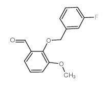 cas no 588696-81-5 is 2-(3-FLUORO-BENZYLOXY)-3-METHOXY-BENZALDEHYDE