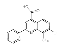 cas no 588696-82-6 is 7-Chloro-8-methyl-2-pyridin-2-ylquinoline-4-carboxylic acid