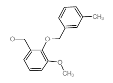 cas no 588713-63-7 is 3-methoxy-2-[(3-methylphenyl)methoxy]benzaldehyde