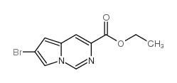 cas no 588720-12-1 is ETHYL 6-BROMOH-PYRROLO[1,2-F]PYRIMIDINE-3-CARBOXYLATE