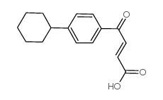 cas no 58897-74-8 is 3-(4-cyclohexylbenzoyl)acrylic acid