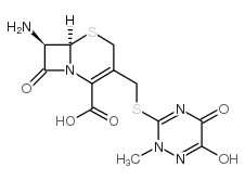cas no 58909-56-1 is (6R-trans)-7-amino-8-oxo-3-[[(1,2,5,6-tetrahydro-2-methyl-5,6-dioxo-1,2,4-triazin-3-yl)thio]methyl]-5-thia-1-azabicyclo[4.2.0]oct-2-ene-2-carboxylic acid