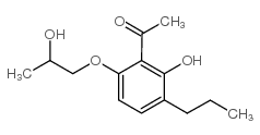cas no 58974-96-2 is 1-[2-HYDROXY-6-(2-HYDROXYPROPOXY)-3-PROPYLPHENYL]ETHAN-1-ONE