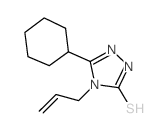 cas no 590376-61-7 is 3-cyclohexyl-4-prop-2-enyl-1H-1,2,4-triazole-5-thione
