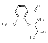 cas no 590395-57-6 is 2-(2-formyl-6-methoxyphenoxy)propanoic acid