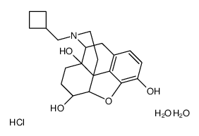 cas no 59052-16-3 is 17-(Cyclobutylmethyl)-4,5-epoxymorphinan-3,6,14-triol hydrochlori de dihydrate