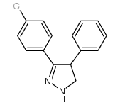 cas no 59074-26-9 is 3-(4-Chlorophenyl)-4-phenyl-4,5-dihydro-1H-pyrazole