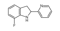 cas no 592465-98-0 is 1H-Indole,7-fluoro-2,3-dihydro-2-(2-pyridinyl)-(9CI)