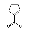 cas no 59253-90-6 is 1-CYCLOPENTENE-1-CARBONYL CHLORIDE