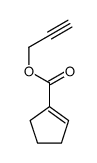 cas no 59253-94-0 is 1-Cyclopentene-1-carboxylicacid,2-propynylester(9CI)