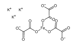 cas no 5936-11-8 is POTASSIUM TRIOXALATOFERRATE(III)