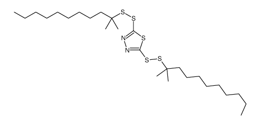 cas no 59656-20-1 is 2,5-bis(tert-dodecyldithio)-1,3,4-thiadiazole