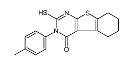 cas no 59898-69-0 is 2-MERCAPTO-3-P-TOLYL-5,6,7,8-TETRAHYDRO-3H-BENZO[4,5]THIENO[2,3-D]PYRIMIDIN-4-ONE